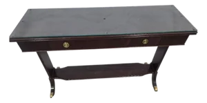 Altavista Lane Mahogany Accent Sofa / Console Table