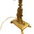 1930 Hollywood Regency Cast Bronze Scrolling Griffin Table Lamp W/ Lamp Shade For Sale - Image 11 of 11