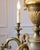 Metal Mid 20th-Century French Bronze Chandelier with Classical Motifs For Sale - Image 7 of 11