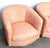 Pair of Diminutive 1970s Pink Silk Channel-Quilted Swivel Club Chairs For Sale - Image 9 of 15