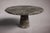 Postmodern Castle Emperador Dark Marble Round Dining Table 60" For Sale - Image 3 of 5