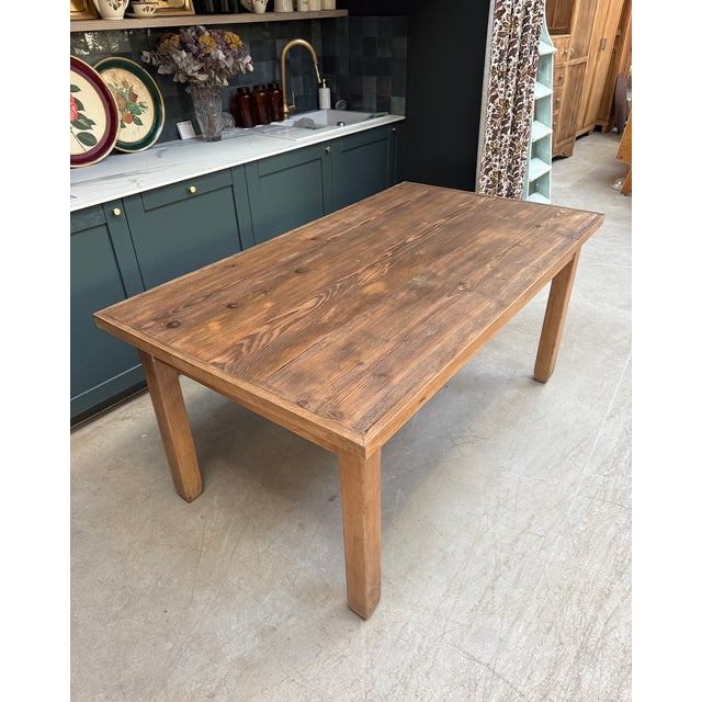 Vintage Farmhouse Table, 1950s For Sale - Image 6 of 12