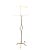 Mid-Century Modern Vintage Iron Floor Lamp Attributed to Gilbert Poillerat by Mattaliano With Gilt Finish For Sale - Image 3 of 4