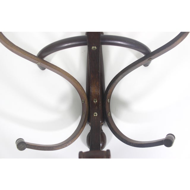 Vintage Thonet Style Wall Mounted Bent Wood Hat or Coat Hooks For Sale - Image 11 of 11