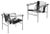Set of LC1 Chairs by Le Corbusier for Cassina For Sale