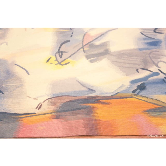 Nazmiyal Collection Vintage French Tapestry by Lars Gynning For Sale In New York - Image 6 of 8