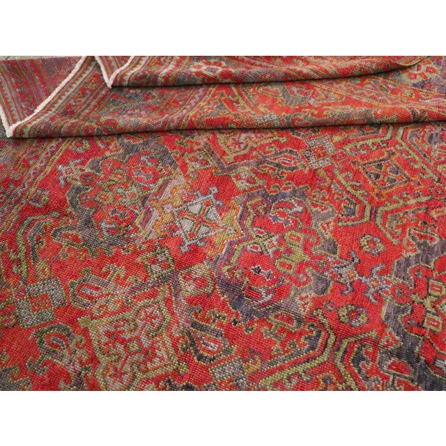 Galerie Shabab Collection Early 20th Century Turkish Oushak Room Size Carpet For Sale - Image 10 of 10