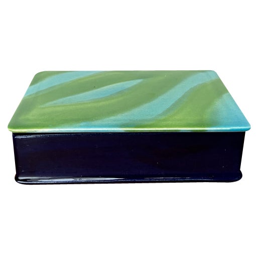 Mid-Century German Tosca Sorena 4711 Collectors Ceramic Box with Lid, 1960s For Sale