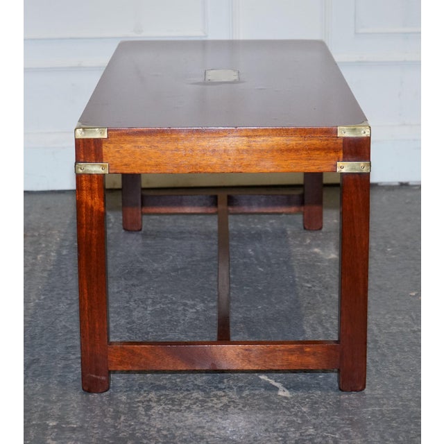 Military Campaign Coffee Table from Harrods Kennedy London For Sale - Image 13 of 16