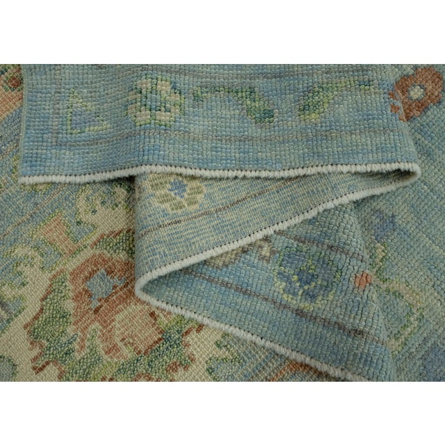 Textile Turkish Oushak Rug 8'10" x 12'5" #18057 For Sale - Image 7 of 8