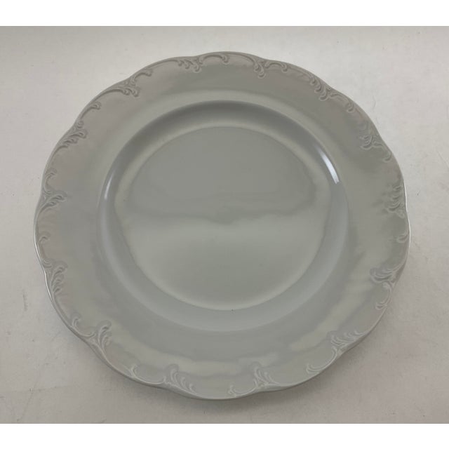 New 1970s Porcelain White, Called White Gold - Set of 22 Pieces For Sale - Image 16 of 18