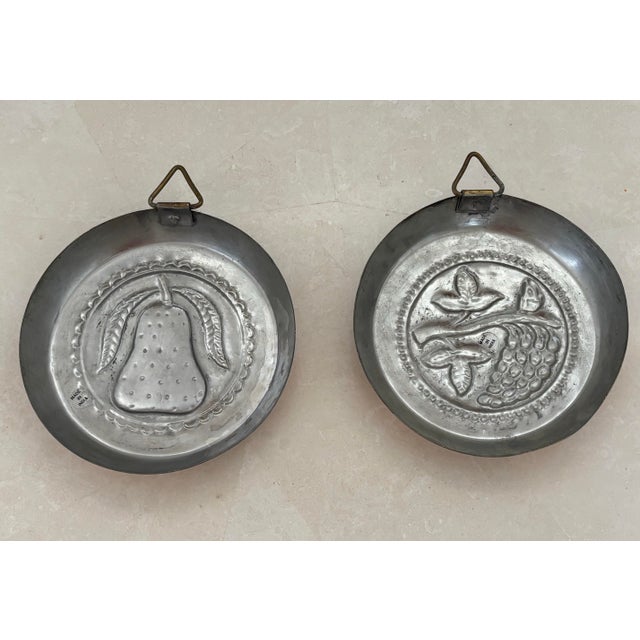 Vintage French Country Copper Fruit Molds, a Pair For Sale - Image 4 of 5