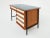 Ico Parisi Small Italian Desk with Drawers in Blue Glass, 1950s For Sale - Image 4 of 7
