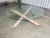 1980s Vintage Tripod Bamboo and Glass Coffee Table For Sale - Image 9 of 12