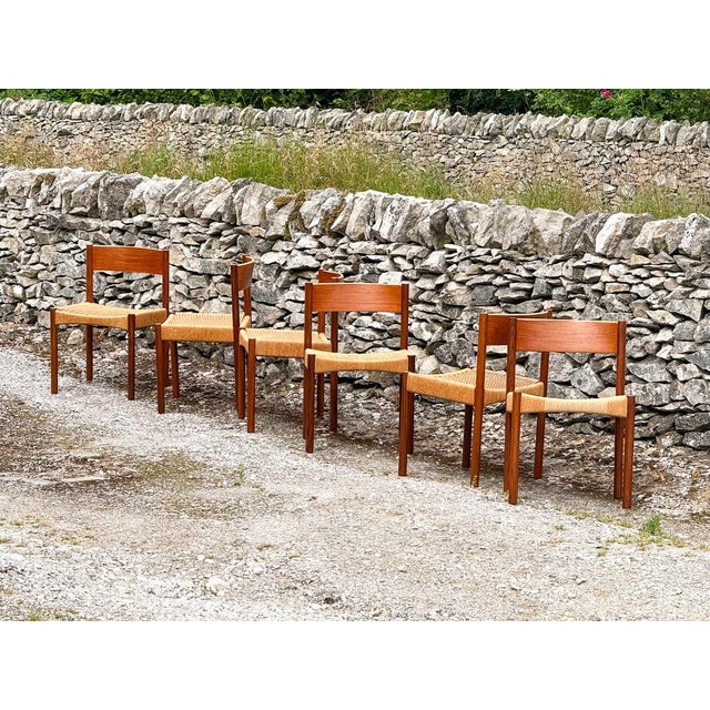 Chairs from Poul Volther, Denmark, Set of 6 For Sale - Image 10 of 17