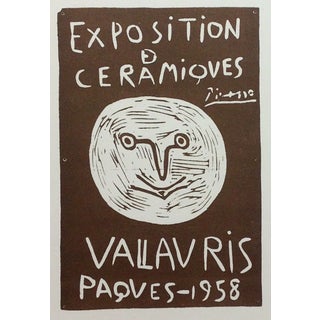 Picasso Lithograph 93, Expo Ceramiques, Art in Posters For Sale