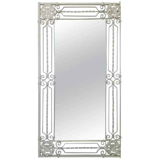 Hand Twisted Wrought Iron Mirror For Sale - Image 11 of 11