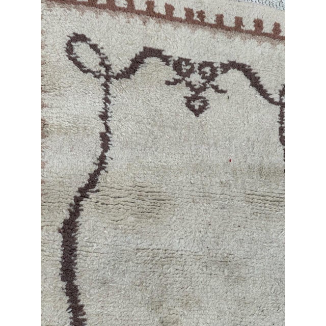 Mid-Century Moroccan Art Deco Rug, 1940s For Sale - Image 6 of 16