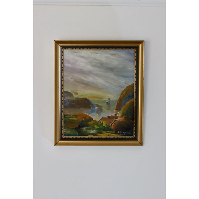 1930s G Bengtson, Landscape, 1936, Oil on Board, Framed For Sale - Image 5 of 11