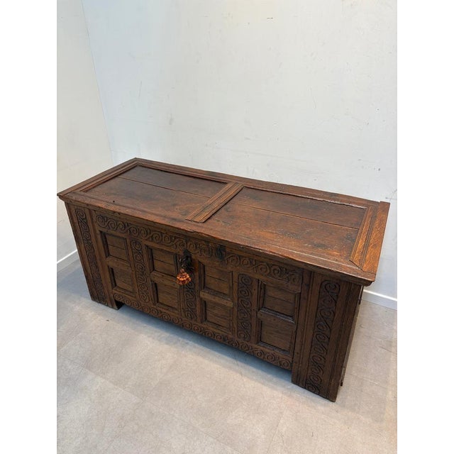 19th Century Oak Chest For Sale - Image 14 of 17