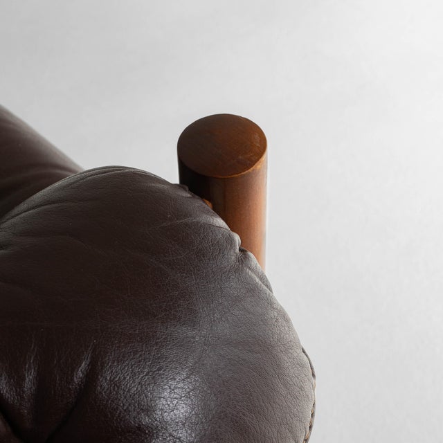 1960s Chocolate Brown Danish Mid-Century Modern Armchair Attributed to Ellekær & Norell for Coja For Sale - Image 11 of 18