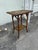 19th C Victorian Chinese Bamboo Table W Fabulous Decorations For Sale - Image 4 of 8