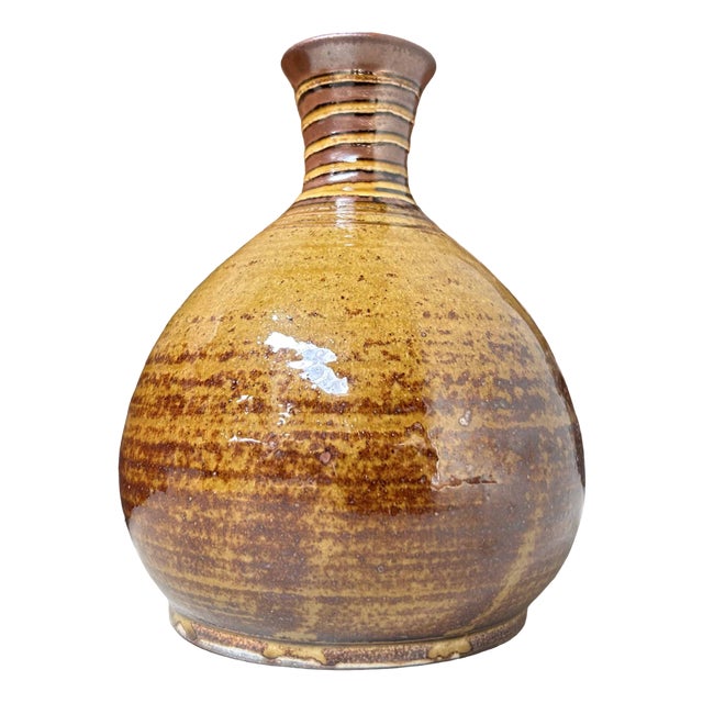 Vintage Ceramic Ikebana Flower Vase, 1970s For Sale