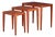Nesting Tables in Teak by Severin Hansen for Haslev Møbelfabrik, 1950s, Set of 3 For Sale