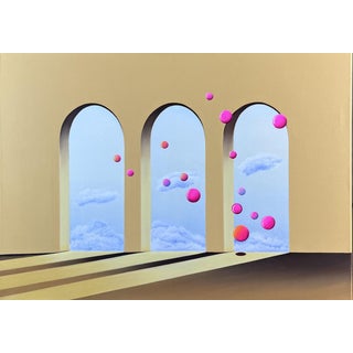 Marta Rynkiewicz, Composition No 7: The Gate, Acrylic on Canvas, 2025 For Sale