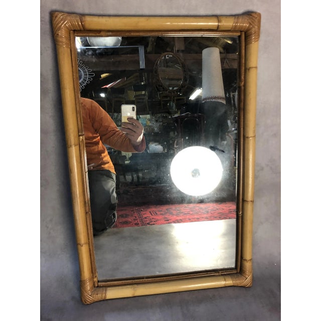 Wicker Mirror, 1950s For Sale - Image 6 of 7