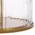 Early 21st Century Kashi Round Side Table in Clear / White For Sale - Image 5 of 6
