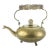 Small Brass Etched and Signed Teapot Circa 1900 For Sale