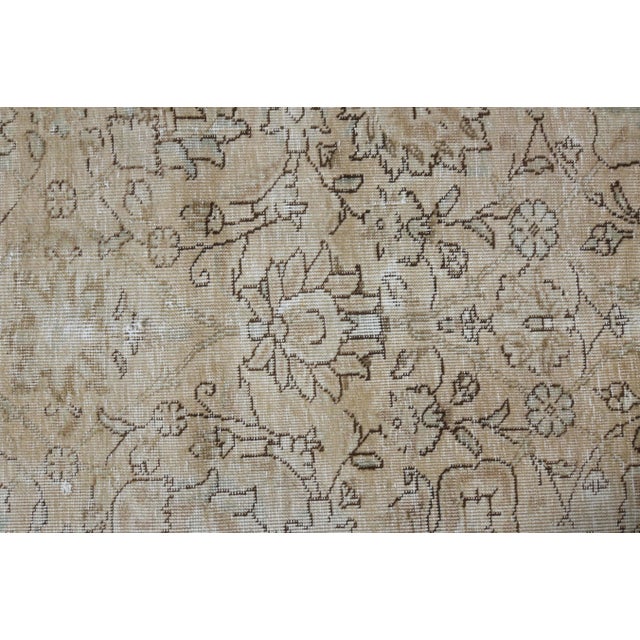 Textile 1970s Vintage Persian Handmade Wool Cotton Orange Area Rug For Sale - Image 7 of 11