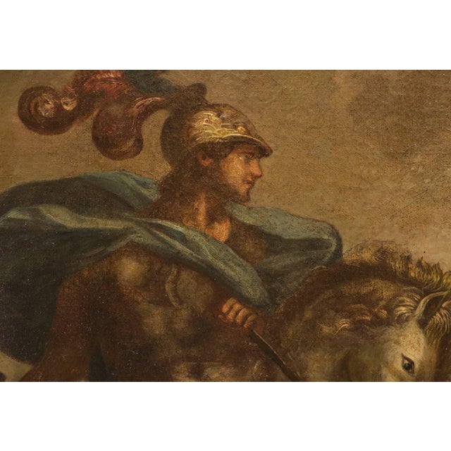 Tuscan School Artist, Saint George and the Dragon, 18th Century, Oil Painting on Canvas, Framed For Sale - Image 6 of 15