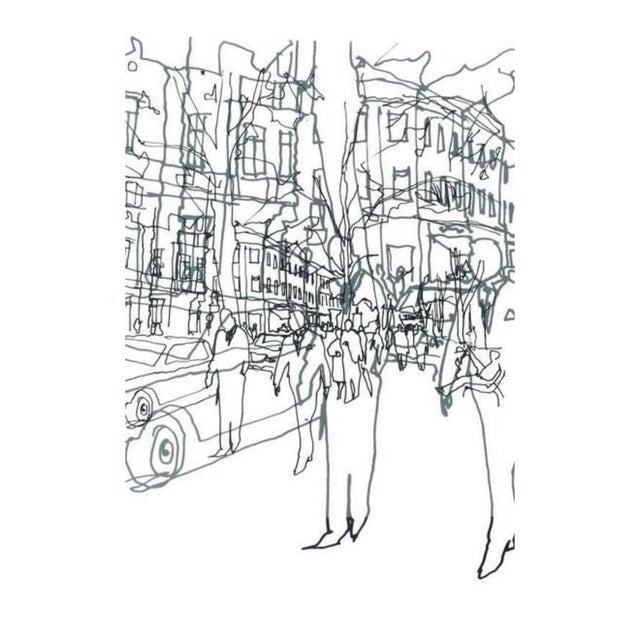 Marimekko Fabric 2yd Panel, New. Iconic 2003 Hetkia/Moments by Maija Louekari For Sale