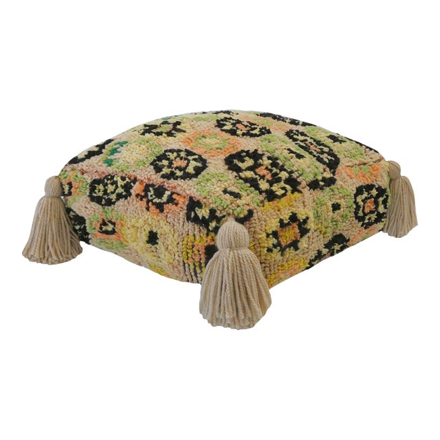 Vintage Moroccan Berber Pouf For Sale