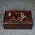 Wood Vintage Chinese Huali Wood Jewelry Box With Mother of Pearl Bird & Flower Inlay For Sale - Image 7 of 9