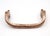 Set of Vintage 3.375 In. Brass Curved Bridge Drawer Pulls For Sale - Image 4 of 6
