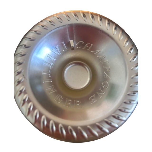 Glass Vintage 1978 Taittinger Brut Champagne From the Artist Series Featuring Victor Vasserly For Sale - Image 7 of 7