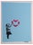 Banksy X Post Modern Vandal, Girl with Heart Shaped Float, 2021, Print For Sale