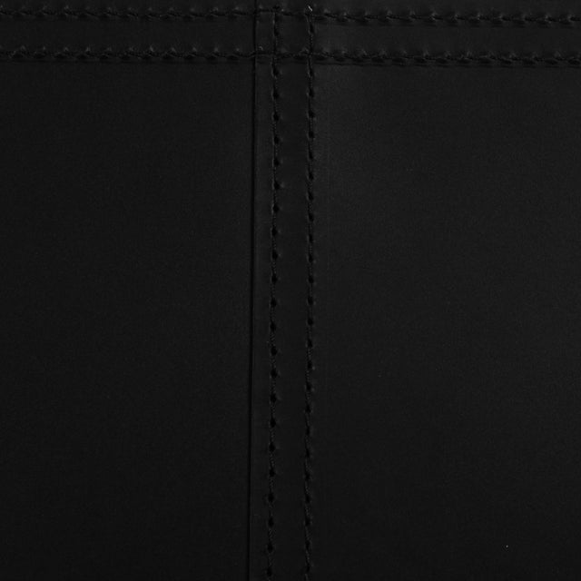 Vintage Monk Chairs in Black Leather and Mahogany by Afra & Tobia Scarpa for Molteni, 1973, Set of 8 For Sale - Image 12 of 18