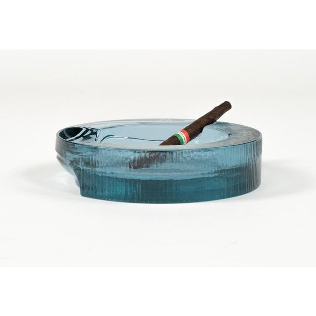 Glass Mid-Century Glass Ashtray by Fabio Frontini for Arnolfo Di Cambio, Italy, 1970s For Sale - Image 7 of 14