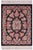 Shabby Chic Pak-Persian Black/Black Wool Rug - 1'7'' X 2'2'' For Sale - Image 9 of 9