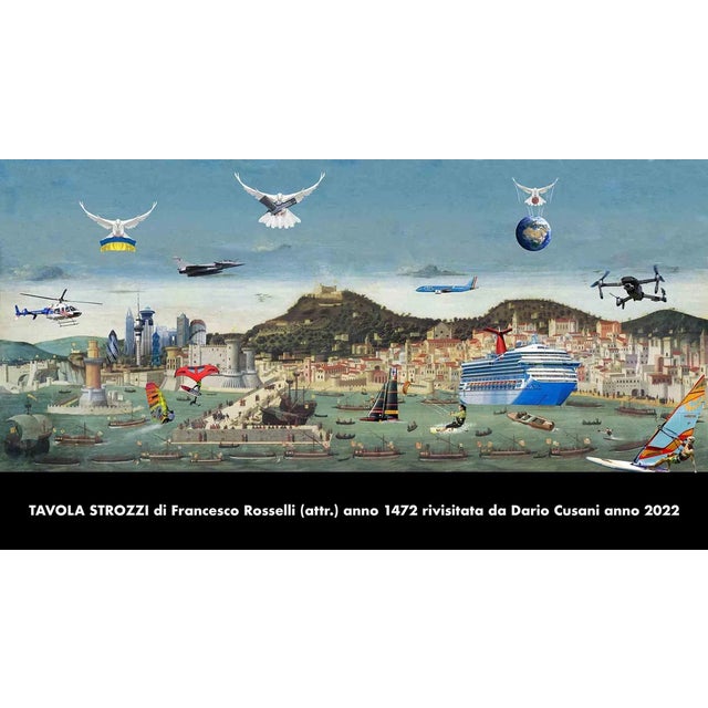 Dario Cusani, Tavola Strozzi con Inserti, Print, 2022 For Sale