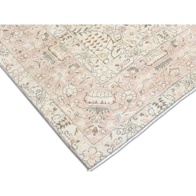 Transitional 1940s Persian Tabriz Rug For Sale - Image 3 of 5