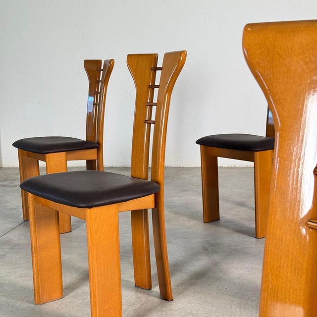 1970s Dining Chairs attributed to Pierre Cardin for Rimaldi, Late 1970s, Set of 6 For Sale - Image 5 of 18