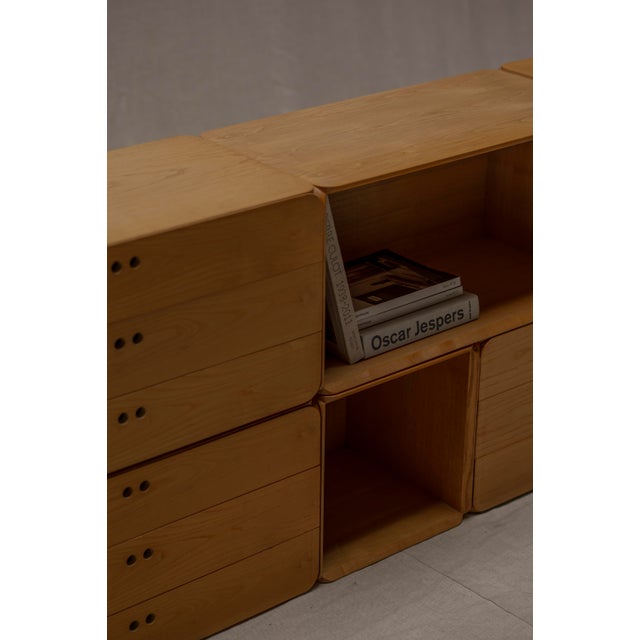 Samara Modular Sideboard attributed to Derk Jan de Vries, 1970s For Sale - Image 11 of 18