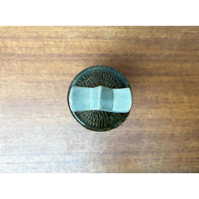 Blue Mid-Century Modern Swedish Studio Pottery Bagdad Series House 2 by Bertil Vallien for Gustavsberg 1960s For Sale - Image 8 of 18