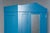 Art Nouveau Blue Painted Wardrobe For Sale - Image 5 of 18