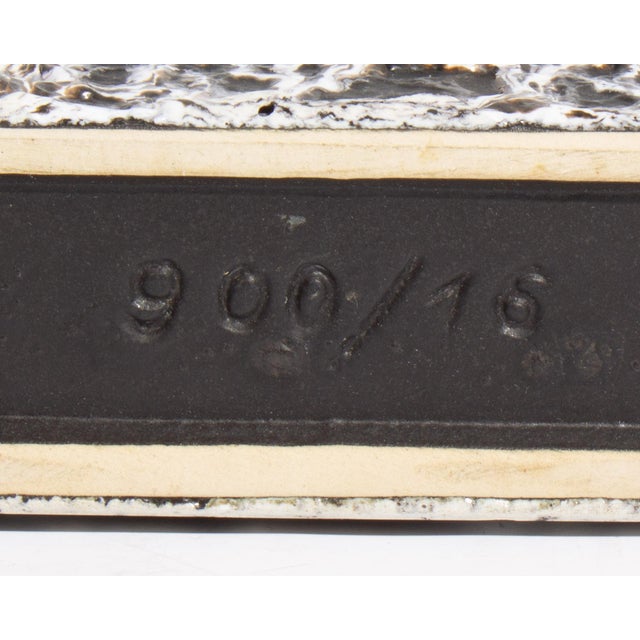 Mid 20th Century Jopeko Keramik West German Fat Lava Square Vase For Sale - Image 5 of 6